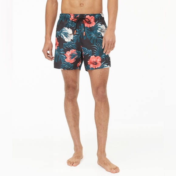 Aeropostale Other - Areopostole Men’s Floral Black Swim Shorts Sz M